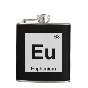 Eu - Euphonium Music Chemistry Periodic Table Flask