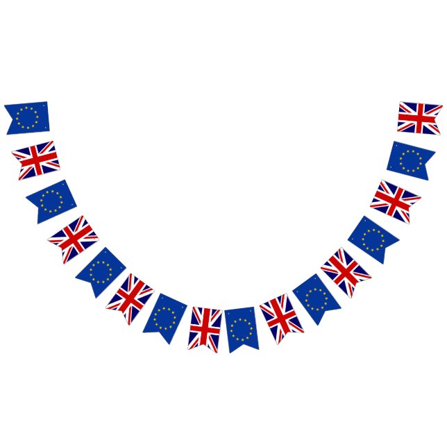 EU European Union British Union Jack English party Bunting Flags (All)