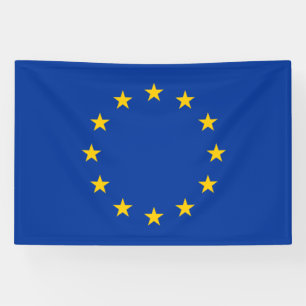 EU European Union flag Banner