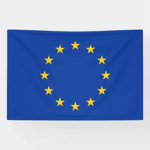EU European Union flag Banner