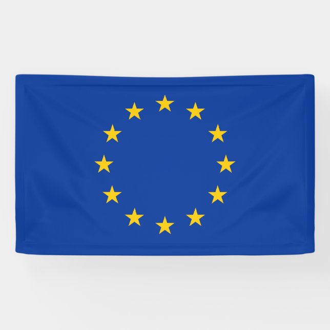 EU - European Union Flag Banner (Horizontal)