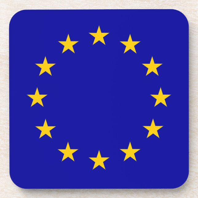 EU European Union flag Coaster (Front)