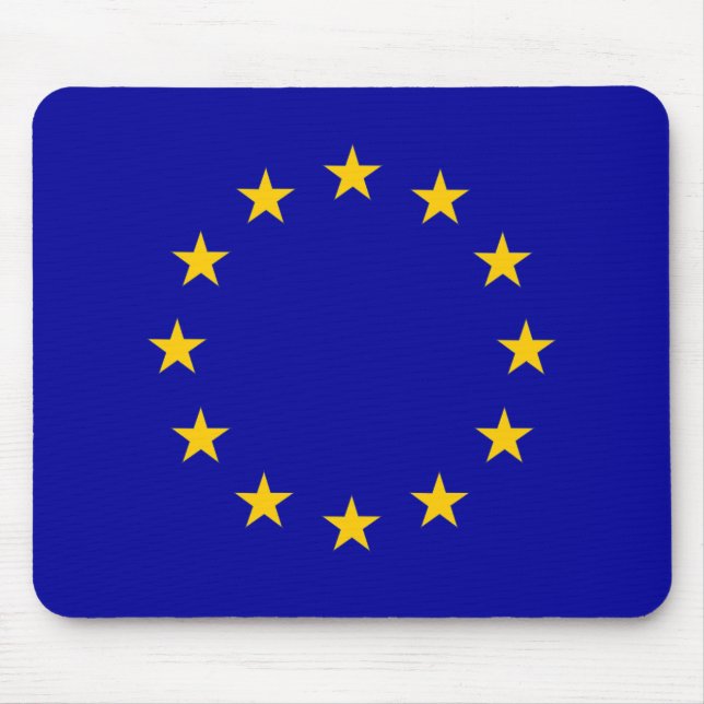EU European Union flag Mouse Pad (Front)