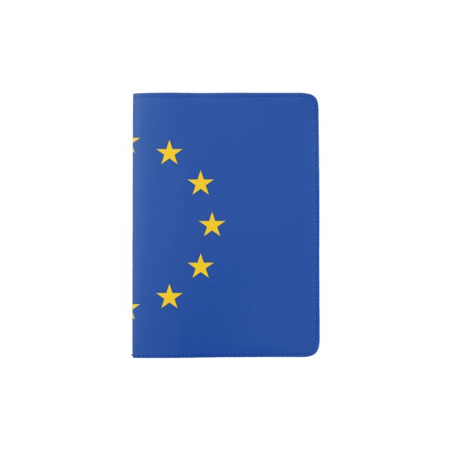 EU - European Union Flag Passport Holder (Front)