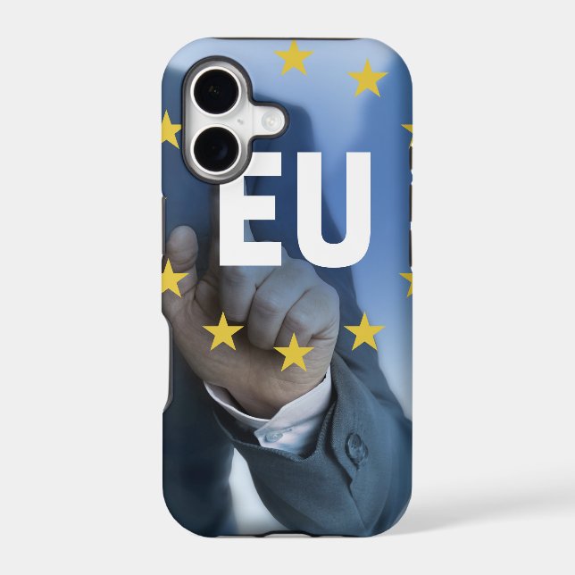 EU European Union touchscreen concept Iphone Case (Back)