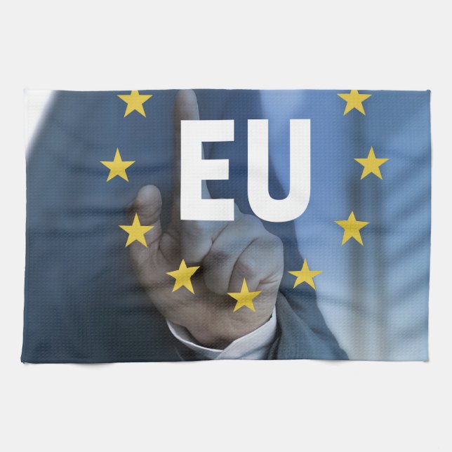 EU European Union touchscreen concept Kitchen Towel (Horizontal)
