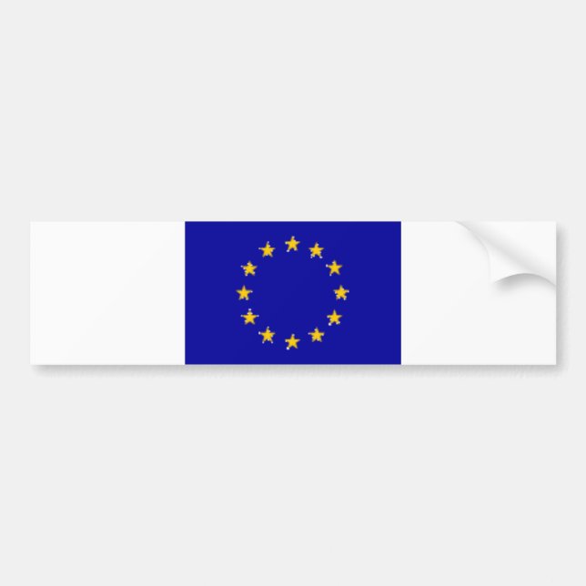 eu-flag, BG Bumper Sticker (Front)