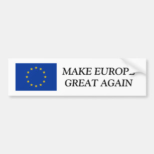 Euro GB Oval Design With EU European Flag vinyl car sticker decal For EU Travel