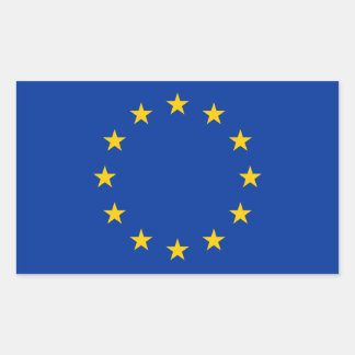 EU flag Rectangular Sticker
