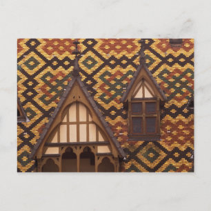 EU, France, Burgundy, Cote d'Or, Beaune. Tiled Postcard
