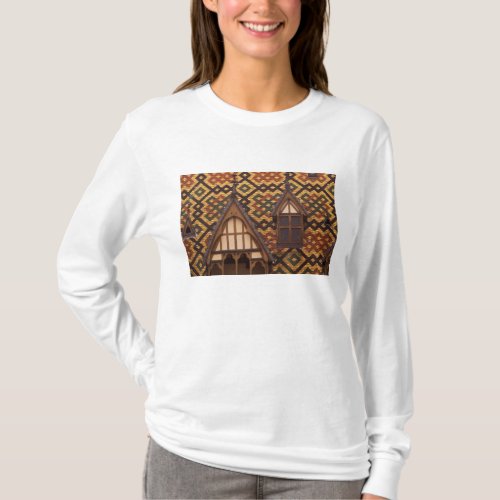 EU France Burgundy Cote dOr Beaune Tiled T_Shirt