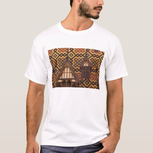 EU France Burgundy Cote dOr Beaune Tiled T_Shirt