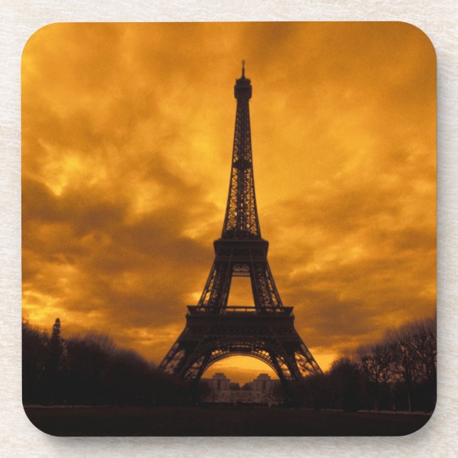 EU, France, Paris.  Eiffel Tower. Coaster (Front)