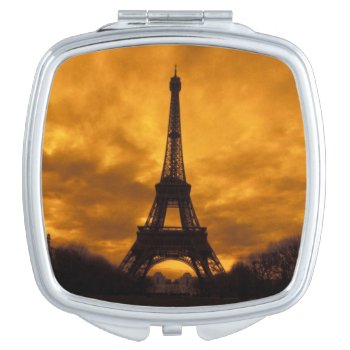 Eu  France  Paris.  Eiffel Tower. Vanity Mirror by takemeaway at Zazzle