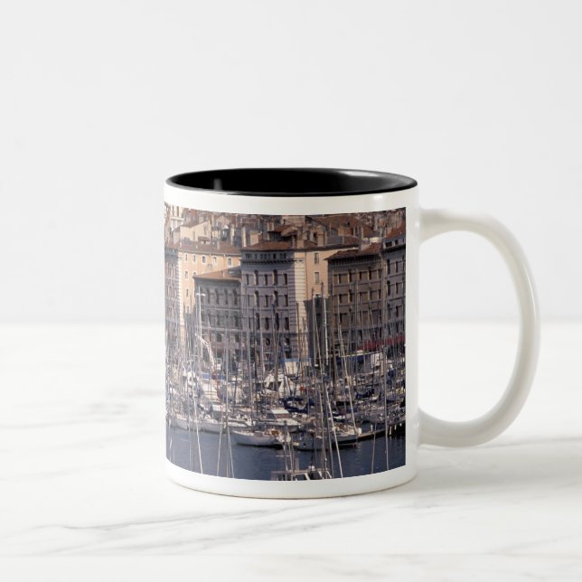 EU, France, Provence, Bouches, du, Rhone, 8 Two-Tone Coffee Mug (Right)