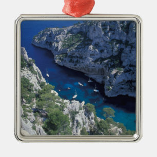 EU, France, Provence, French Riviera Coast, 2 Metal Ornament