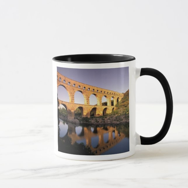 EU, France, Provence, Gard, Pont du Gard. Mug (Right)