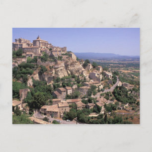 EU, France, Provence, Luberon, Gordes Postcard