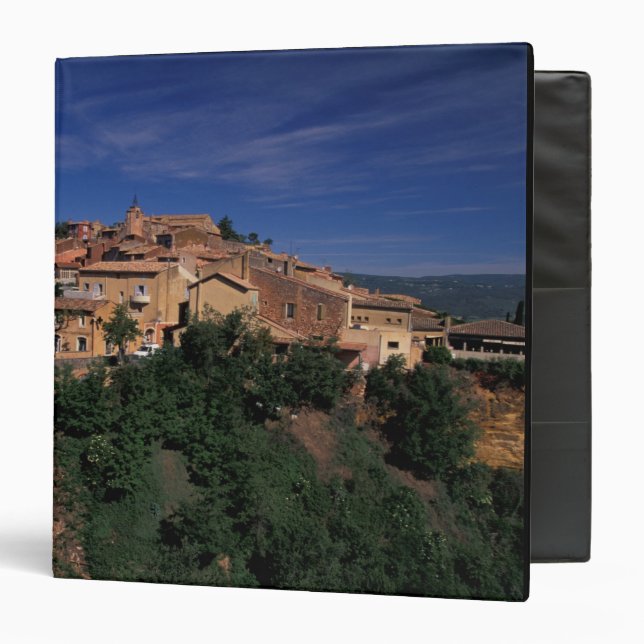 EU, France, Provence, Vaucluse, Roussillon. 4 3 Ring Binder (Front/Inside)