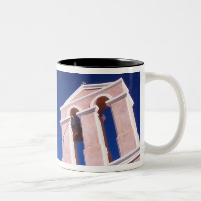 EU, Greece. Greek Orthodox church Two-Tone Coffee Mug (Right)