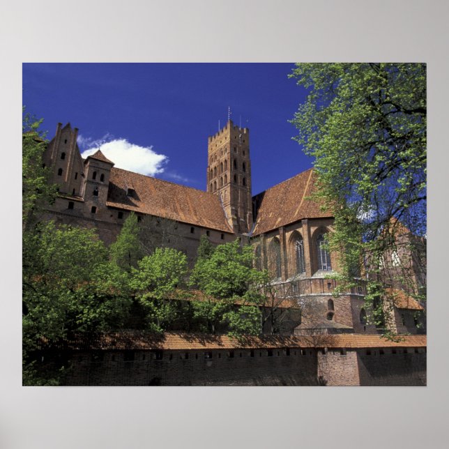 EU, Poland, Pomerania, Malbork. Europe's largest Poster (Front)