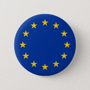 EU - Remain - European Union Flag Button
