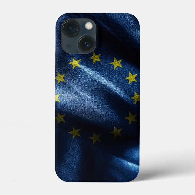 EU silk flag Case-Mate iPhone Case (Back)