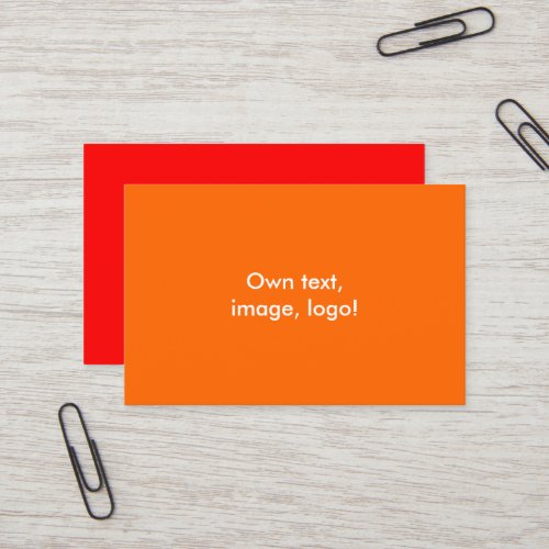 EU_size Business Cards Orange_Red