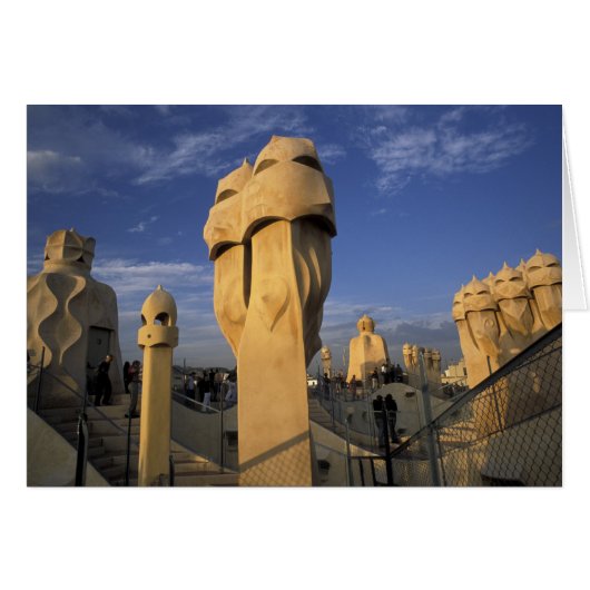 EU, Spain, Catalonia, Barcelona. Antonio Gaudi's (Front Horizontal)