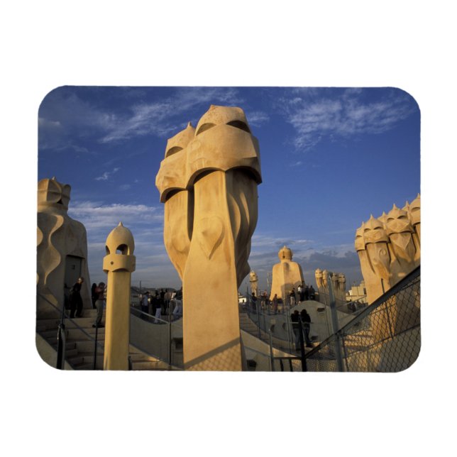 EU, Spain, Catalonia, Barcelona. Antonio Gaudi's Magnet (Horizontal)