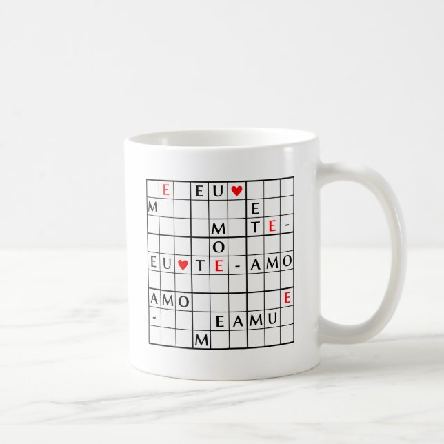 eu te amo coffee mug (Right)
