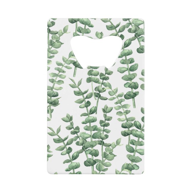 Eucalyptus 1 credit card bottle opener (Front)