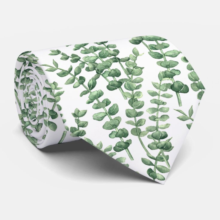 Eucalyptus 1 neck tie Zazzle