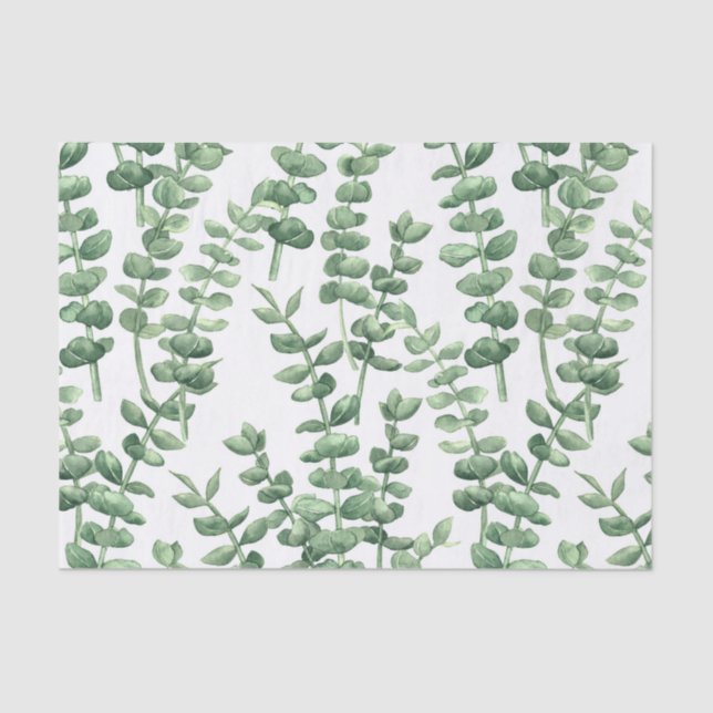 Eucalyptus 1 tissue paper (Front)