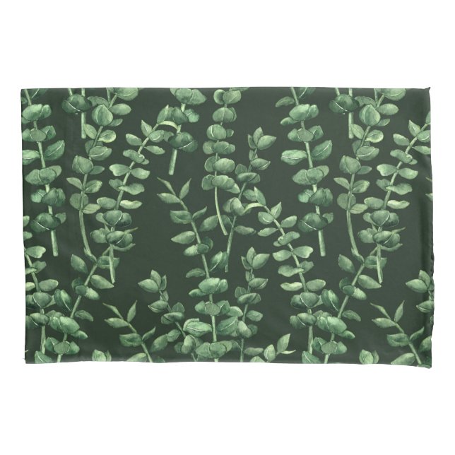 Eucalyptus 2 pillow case (Front)