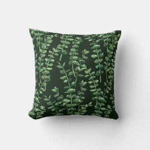 Eucalyptus 2 throw pillow