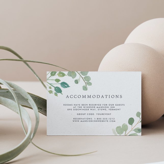Eucalyptus | Accommodations Card (Creator Uploaded)
