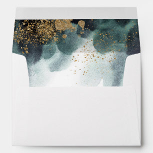 Eucalyptus Ampersand Pre-Printed Address 5x7 Envelope