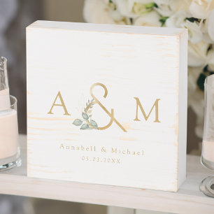 Eucalyptus Ampersand Wedding Box 