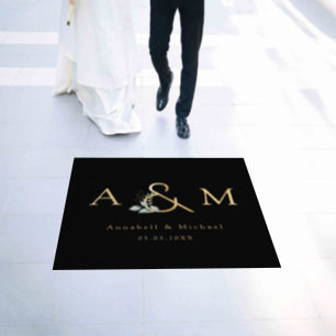 Eucalyptus Ampersand Wedding Floor Decals