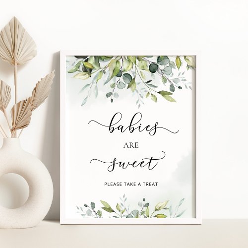 Eucalyptus Babies are sweet take a treat Poster