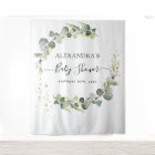 Eucalyptus Baby Shower Photo Booth Backdrop