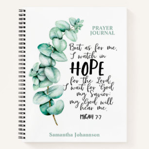 Eucalyptus Bible Verse About Hope Prayer Journal