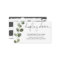 Eucalyptus black white baby shower display shower