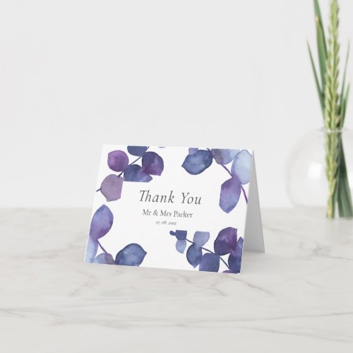 Eucalyptus Boho Thank You Card