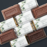 Eucalyptus Botanical Foliage Script Bridal Shower Hershey's Miniatures<br><div class="desc">Trendy and modern botanical themed bridal shower favors Hershey's Miniatures featuring greenery eucalyptus on white background. Easily change the details by clicking the "Personalize" button.</div>