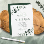 Eucalyptus Botanical Greenery 70th Birthday Invitation<br><div class="desc">Eucalyptus Botanical Greenery 70th Birthday Party Invitation... Our nature-inspired botanical 70th birthday party invitation features dusty green and emerald-hued eucalyptus leaves creating an elegant border for the invitation text within. The number "70" has been added to the background in pastel green just beneath the party invitation text. Typography is displayed...</div>