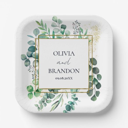 Eucalyptus Botanical Greenery Leaves Wedding