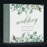 Eucalyptus Botanical Greenery Wedding 3 Ring Binde 3 Ring Binder<br><div class="desc">A wedding album book binder designed with watercolor eucalyptus and botanical leaves with simple calligraphy and san serif font.</div>