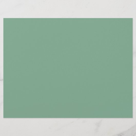 Eucalyptus Botanical Greenery  Wedding Programme (Back)